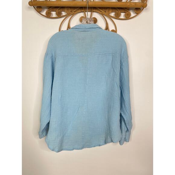 Urban Outfitters Out from under Joslyn Sleep Shirt Light Blue M - Picture 6 of 6
